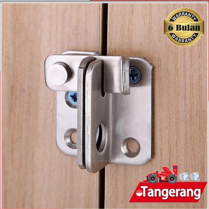 MRIKI Overpal Gembok Overval / Grendel Pintu Geser / Grendel Gerendel Stainless Steel