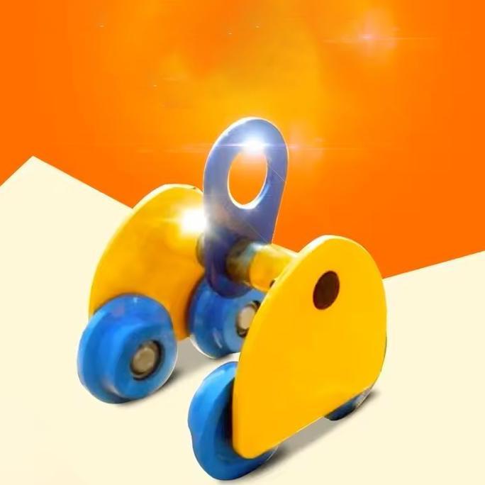 IND Plain Trolly 1 Ton Troli Hoist Manual Troli 1 T