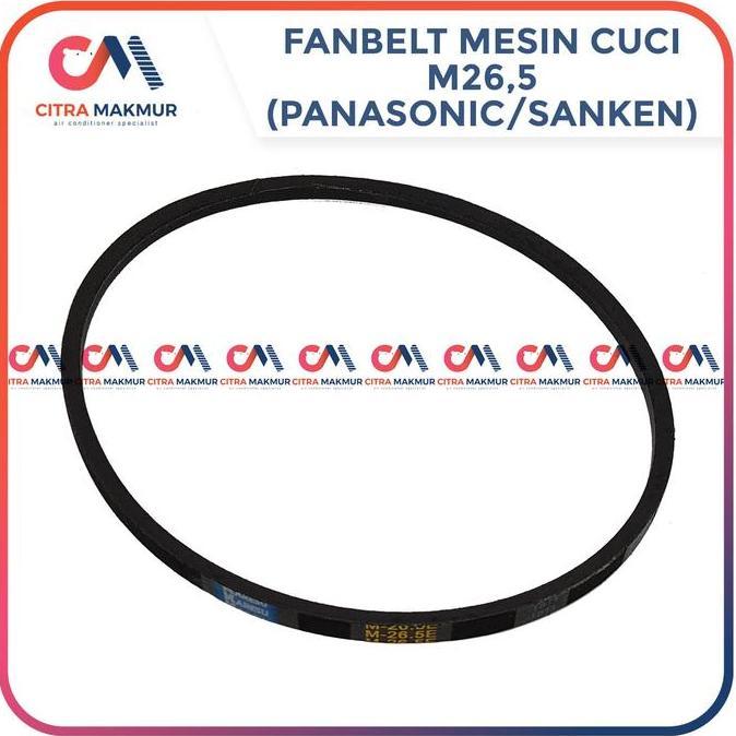 Trnasx- Vanbelt M26.5 Mesin Cuci Panasonic Sanken Belt Fanbelt M 26,5 O-630