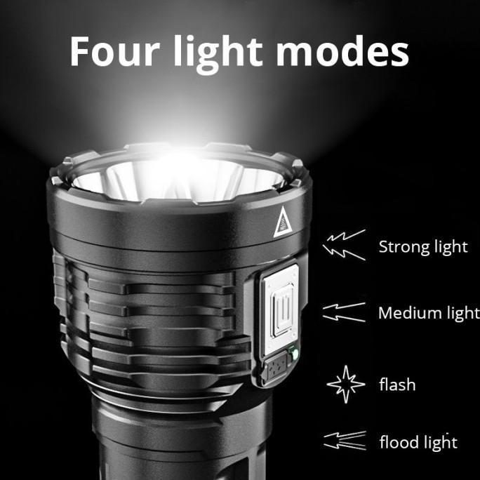 Lichtx- Senter Led 60W + 20W / Senter Led Chargeable / Senter Cas Led