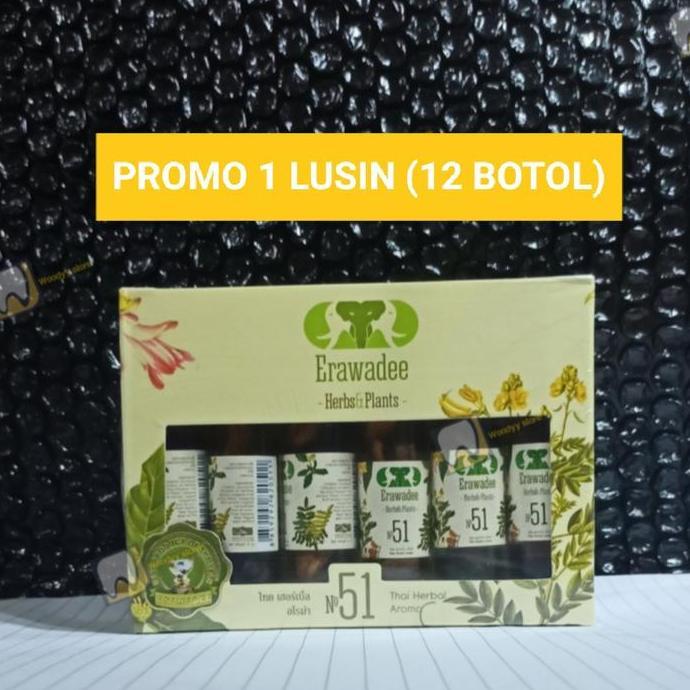 Medizin- Erawadee 51 Inhaler Herbal Promo Minyak Angin Thailand Original
