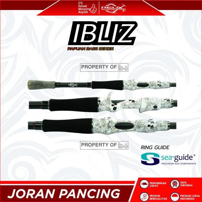 Murah Joran Relix Nusantara Ibliz 662 Bc | 8-17 Lb |  Joran Casting | Joran Toman