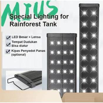 Promo Mius Lampu Led Rainforest Aquarium Paludarium Terarium Aquascape