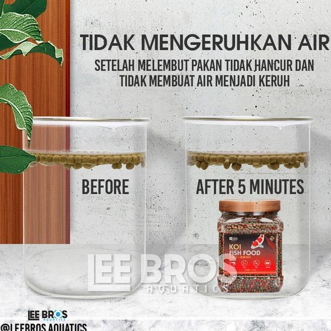 Promo Pakan Ikan Koi Premium / Pelet Ikan Koi 3 Mm Spirulina + Growth