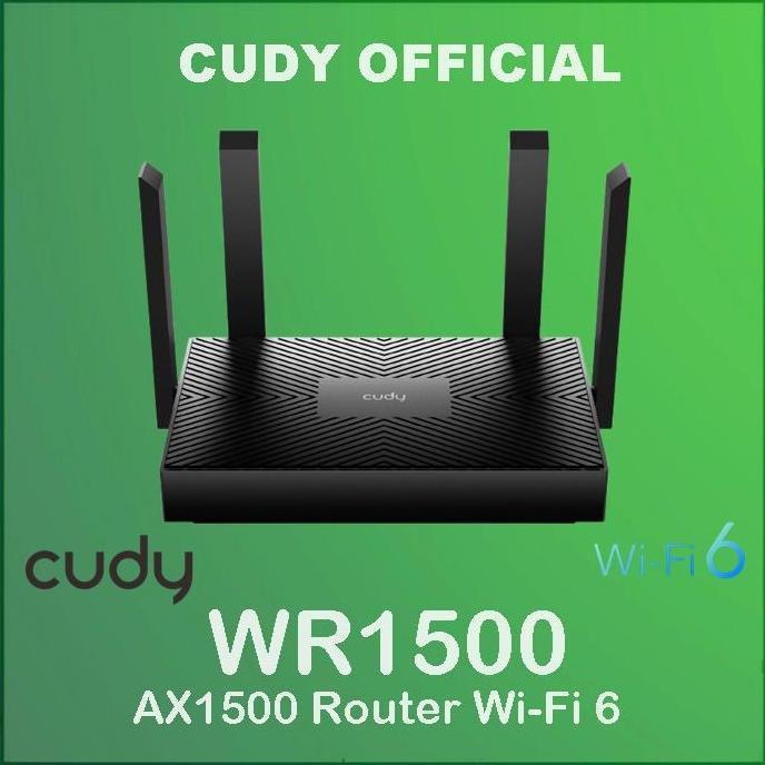 Murah Cudy Wr1500 Ax1500 Router Wi-Fi 6 Router