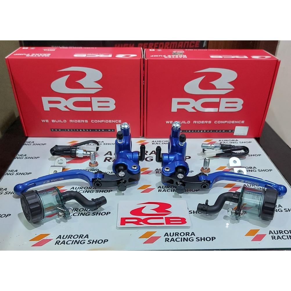 MASTER REM RCB S1 RADIAL 14 MM SET KIRI & KANAN BLUE / BIRU