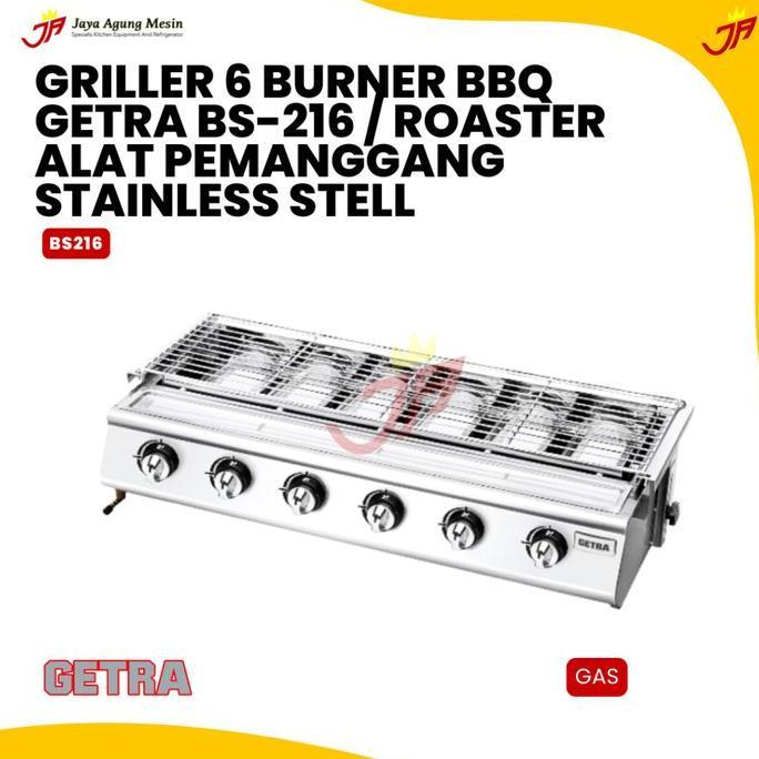 TERMURAH - GRILLER GETRA / PANGGANGAN SOSIS 6 TUNGKU BS-216 / BS216 / BS 216
