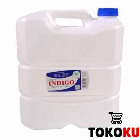 JERIGEN 10 LITER GREEN LEAF/KOMPAN PLASTIK 10 LITER INDIGO GREEN LEAF