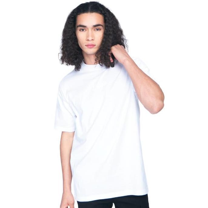 Vorgese- Erigo T-Shirt Basic Delvin White - Kaos Basic Putih Pria & Wanita