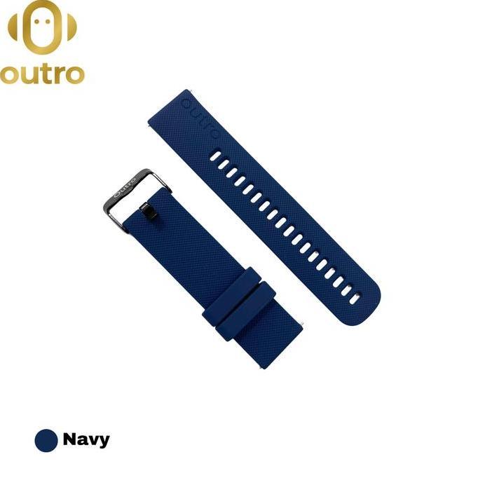 Frau- Outro Original 22Mm Rubber Smartwatch Strap Baik Ho