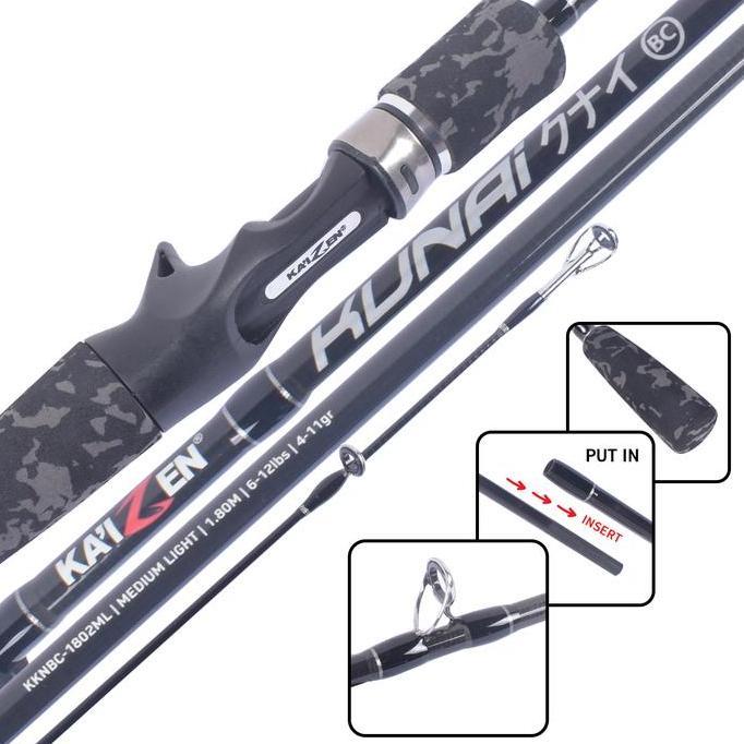 Grosir Joran Bc Kaizen Kunai 1802 Ml | Joran Casting Murah | Joran Baitcasting