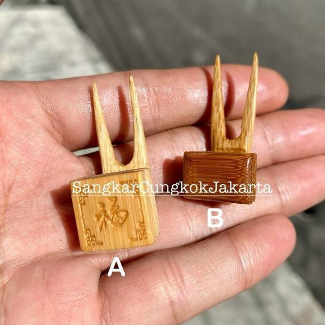 Tusuk Buah Bahan Bambu Sangkar Burung Nanjing Style Ori Cungkok