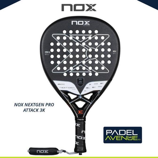 BEBAS ONGKIR - NOX NEXTGEN PRO ATTACK 3K PADEL RACKET RAKET