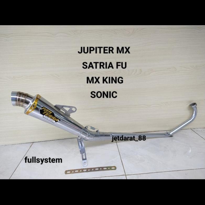 knalpot racing FANTERRA untuk motor JUPITER MX KARBU OLD.JUPITER MX NEW/SATRIA FU KARBU OLD.SATRIA F
