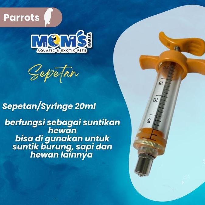 Sepetan/Syringe 20ml Spet Burung