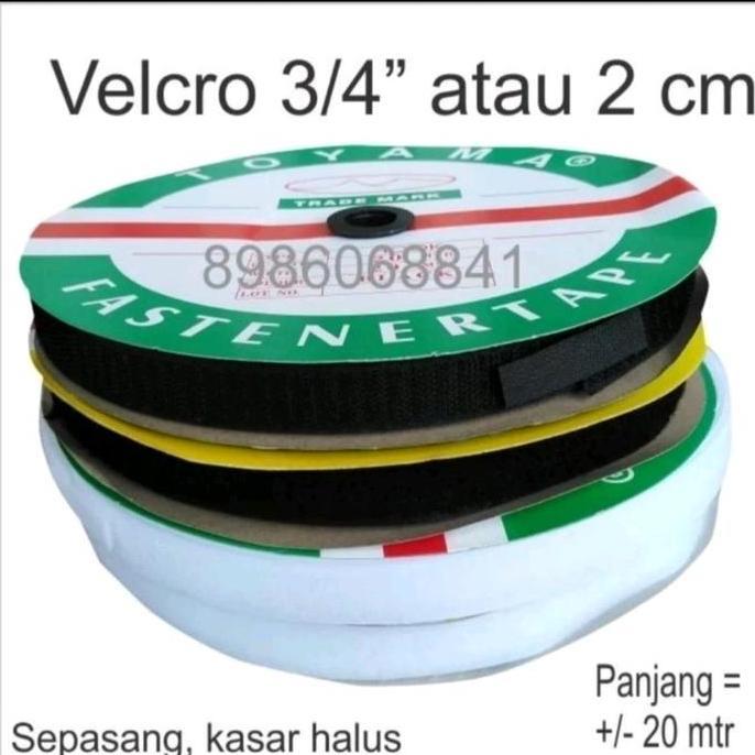 perekat Velcro magic tape kretekan 3/4