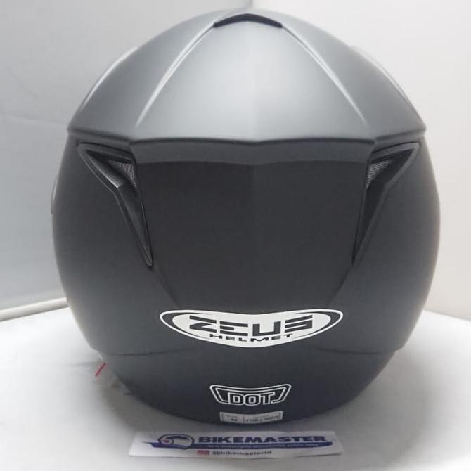 Helm Zeus ZS-205 Matt Black Half Face