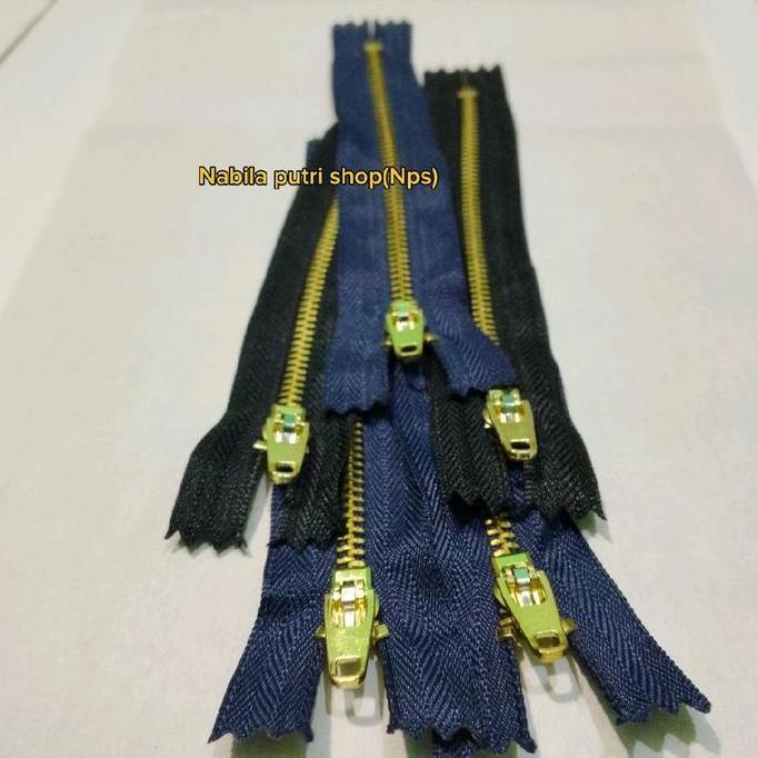 Resleting celana jeans, resleting jeans lusinan, resleting kebutuhan menjahit