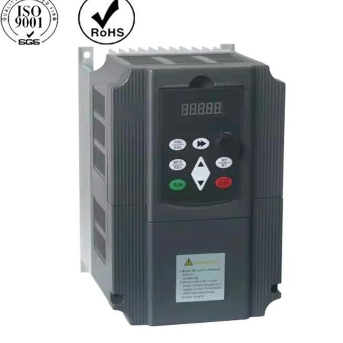 Inverter VFD 7.5KW 10Hp Input 220V 1 Phase Output 380V 3 Phase untuk Mesin Industri