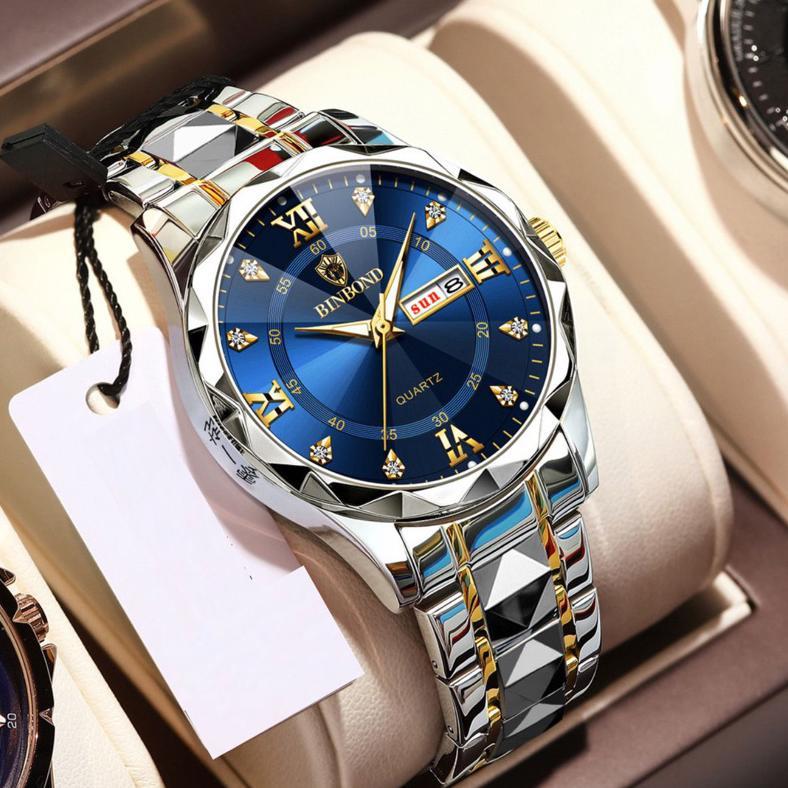 Wlisth Jam Tangan Pria W11 Full Stainless Steel Tahan Air dan Anti Karat Jam tangan Keren