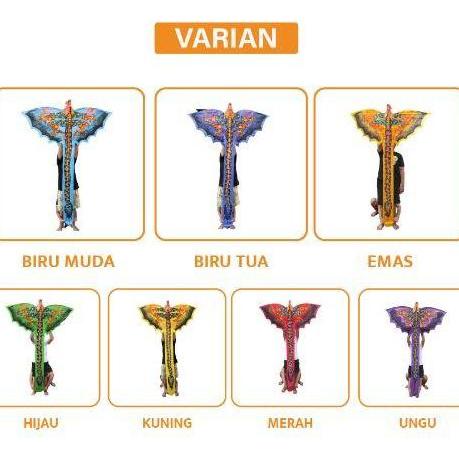 Layangan 3D Bentuk Kepala Naga Mainan Layang Layang Khas bali