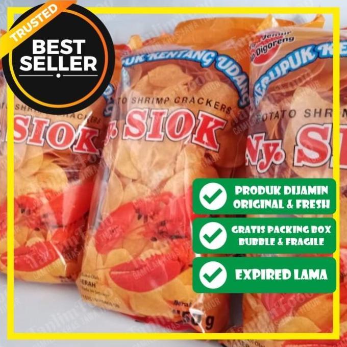 Ny. Siok - Krupuk Kerupuk Kentang Udang Mentah 450gr
