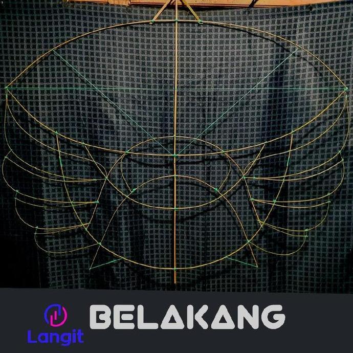 [ Kerangka layangan ] Kerangka  Ram raman 1,5 meter / 150 cm / Arku layangan ram raman Bambu