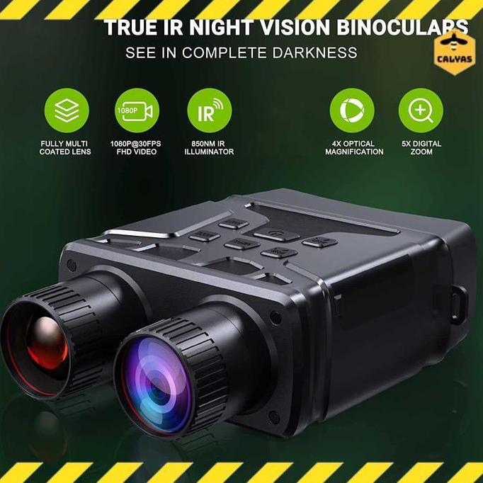 Produk Terbaru Teropong Binocular Night Vision Video Recorder 1080P 5X Zoom - R6