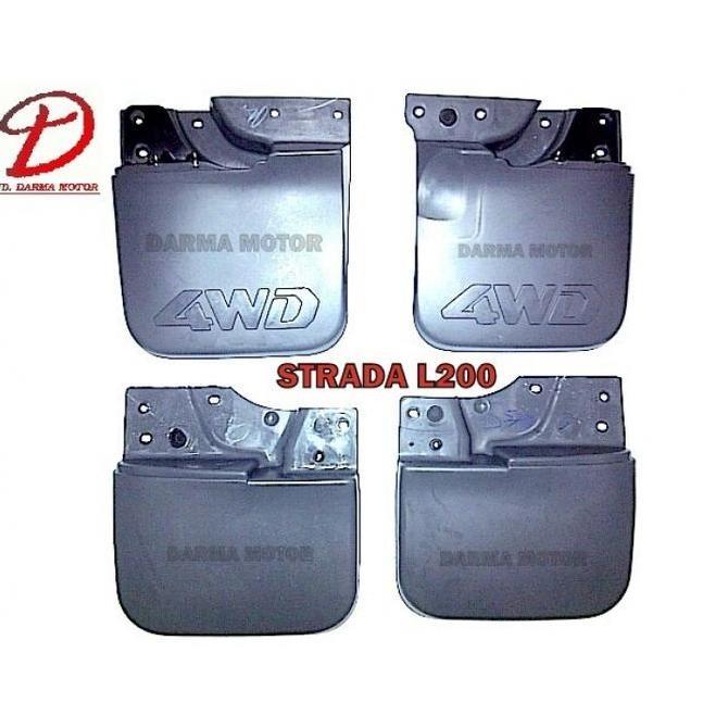 Karpet Lumpur Strada L200 Mitsubishi - Depan