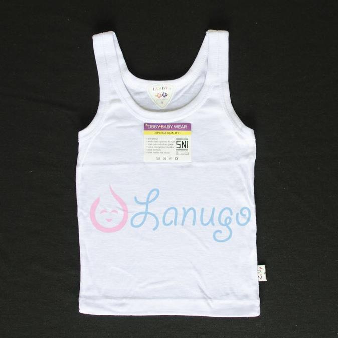 Termurah Libby Velvet Junior Singlet / Kaos Dalam Anak Putih | Baju Anak / Kaos Anak / Kaos Dalam Ve