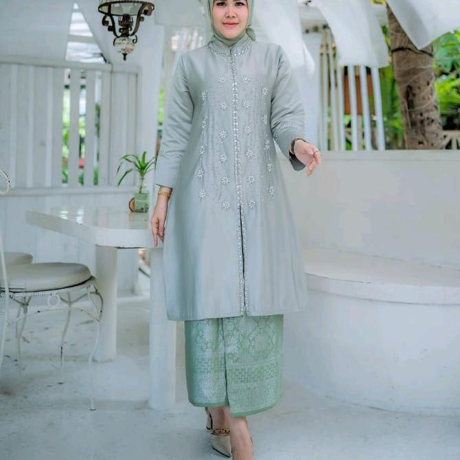 Uprelig- Tunik Payet Tabur Bridel Payet Super Elegan  Tunik Melayu Cocok Untuk Seragaman Kebaya Dan 