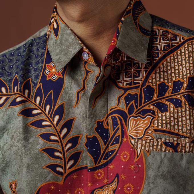 Kharis - Mandalas Kemeja Batik Pria Premium Lengan Panjang AS