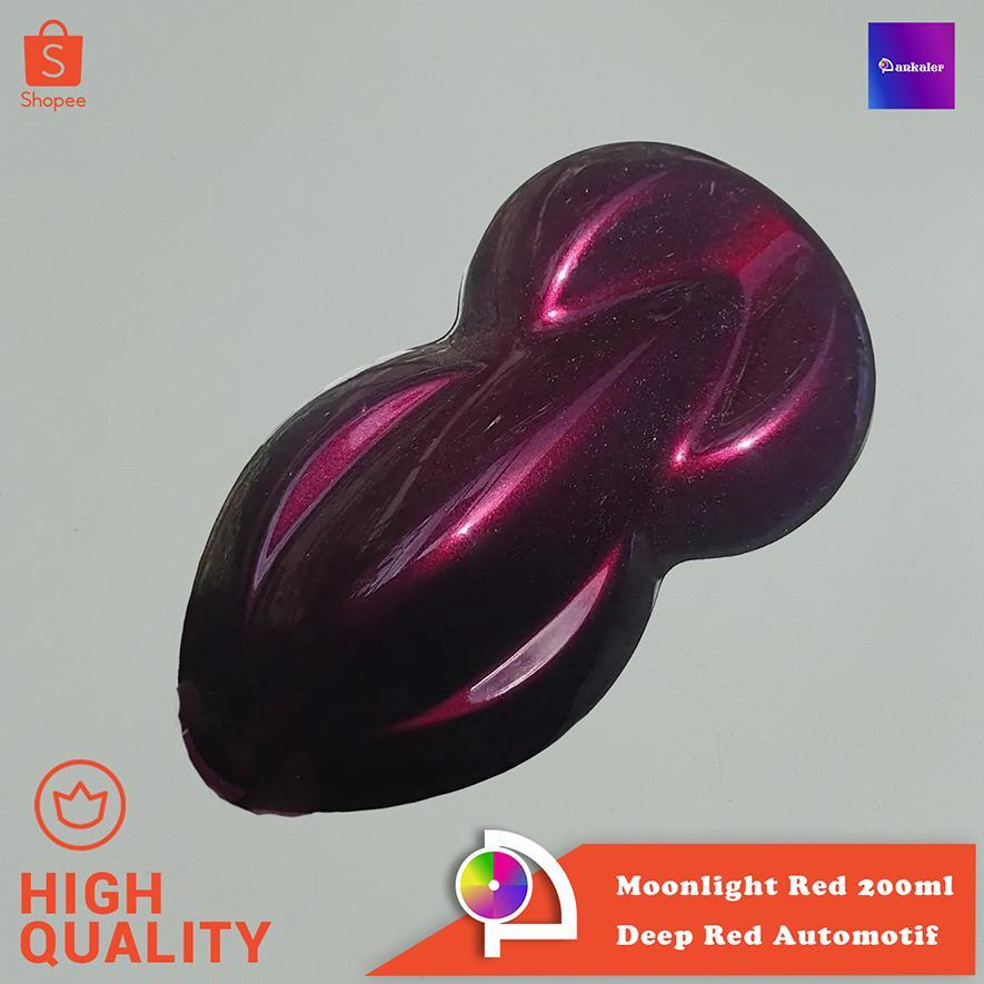 Pankaler Cat Moonlight Red Merah Black Maroon NC Botol 200ml Motor Body Velg Car Duco Paint Color