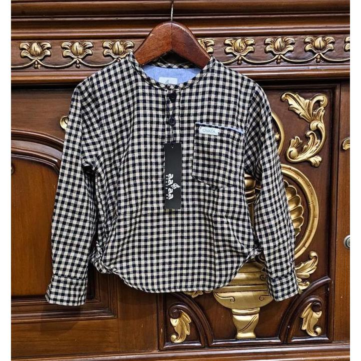 Otokonoko- Kurta Anak Terbaru Motif Kotak-Kotak Usia 1-14 Tahun