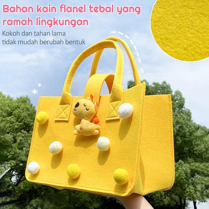 Baggu- Bambino Joyi Bag Tas Wanita Lucu / Tote Bag Tas Jinjing Wanita / Tas Anak Perempuan Luch Box 