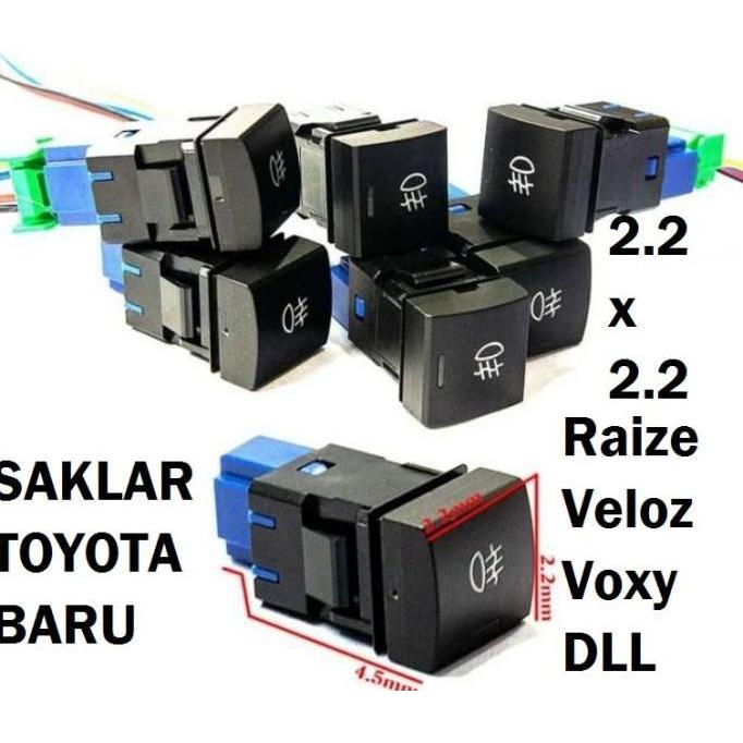 Promo Saklar Foglamp Switch Lampu Kabut Raize avanza veloz mobil Zenix 2021 Diskon
