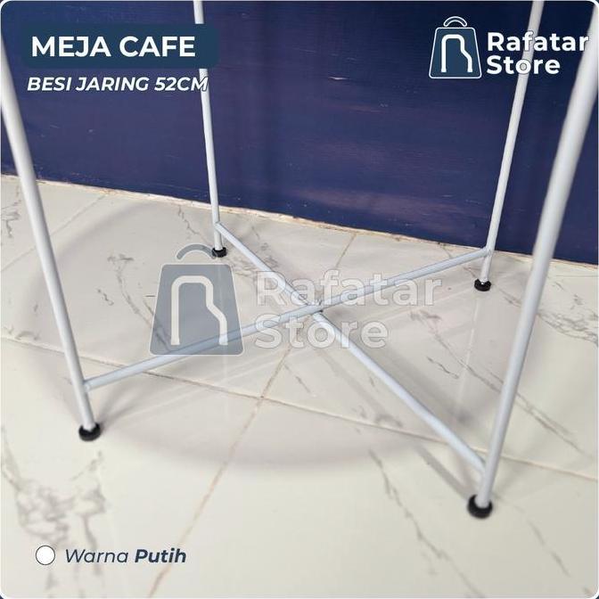 Meja Caf Besi Jaring Meja Caf Besi Jaring Bulat Meja Caf Besi Jaring Bulat 52 cm