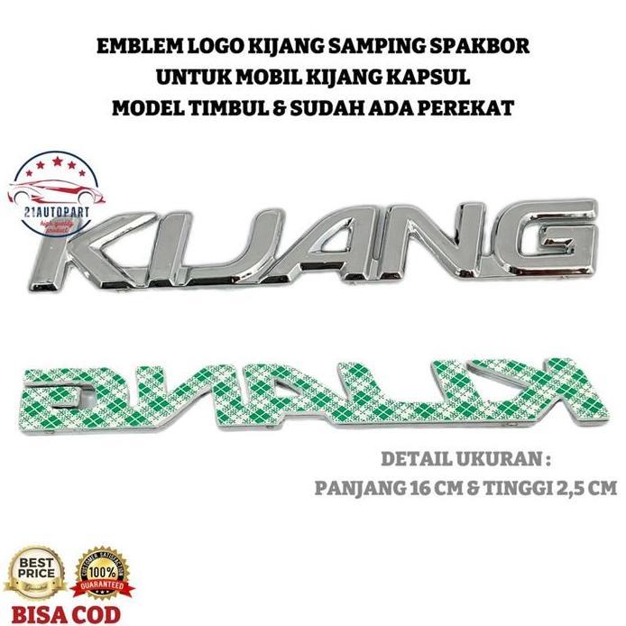 Ready Emblem Logo Kijang Samping Spakbor untuk Mobil Kijang Kapsul