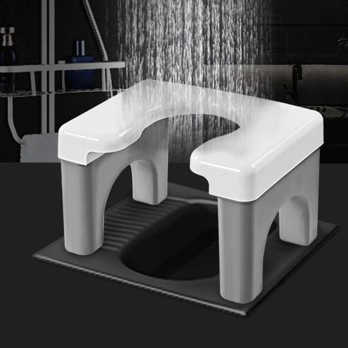 Kursi WC Jongkok Duduk Portable Plastik Closet Jongkok Kursi Toilet Duduk Kamar Mandi