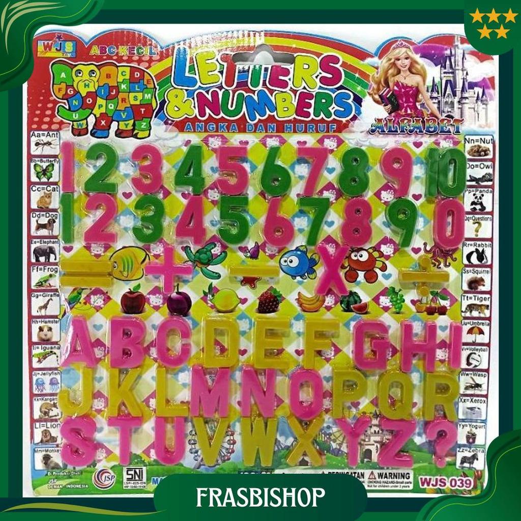 MAINAN ABC ANGKA BELAJAR SUSUN HURUF DAN ANGKA ALPABET MAGNET ATPromo