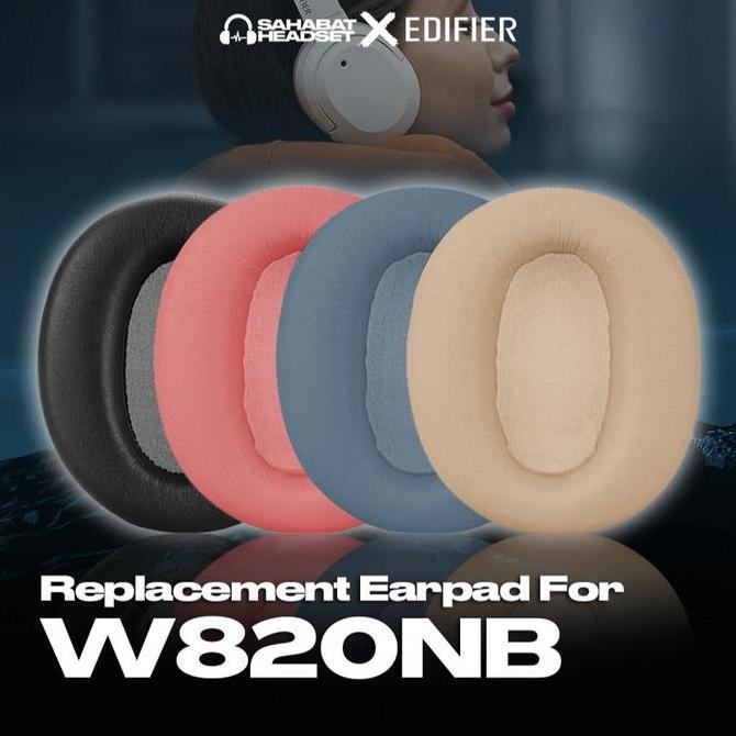 Rwd- Earpad Cushion Earcup Edifier W820Nb W820 W 820Nb 820 Nb Bantalan Busa