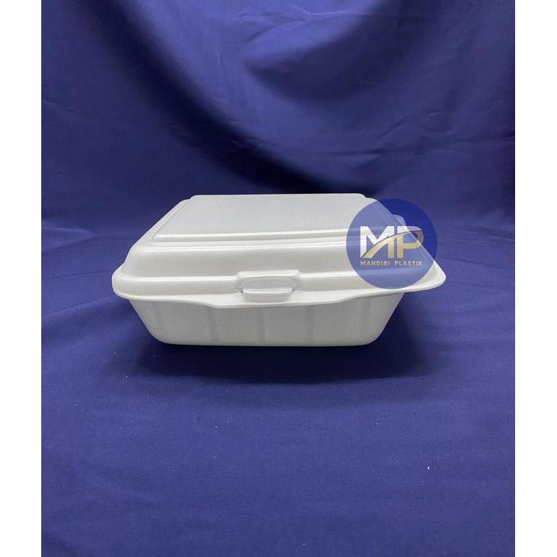 Disposizioni- Sterofoam Kotak Sekat Kcs 3/ Kotak Foam Gabus Nasi Kcs -100Pcs