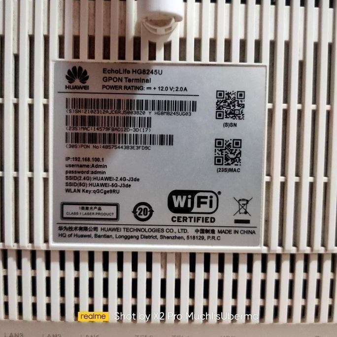 Ready Huawei Premium HG8245U Router Dual-Band 2.4GHz dan 5.GHz Modem Gigabit