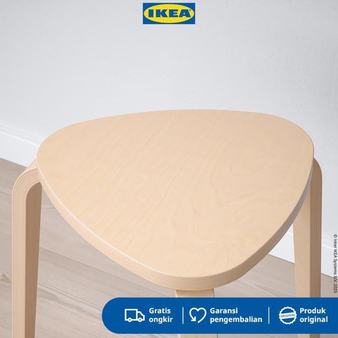 IKEA KYRRE Bangku Tumpuk Kayu Minimalis Furniture