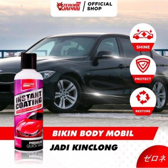 Zerone - Instant Coating Pengkilap Body Coating Mobil 250ml