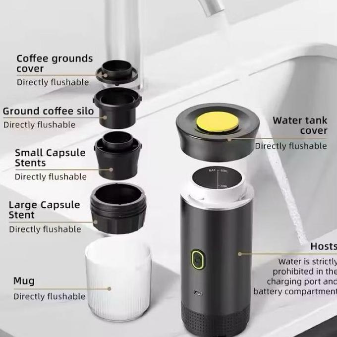ALF Espresso Coffee Maker Portable Electric | Alat Kopi Espresso
