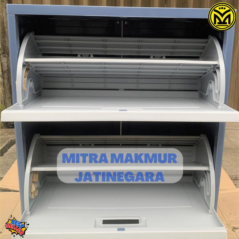 Lion Star - Lemari Plastik Sepatu Optima Shoes Cabinet A-80 Rak Sepatu Tertutup Lion Star Lemari Sep