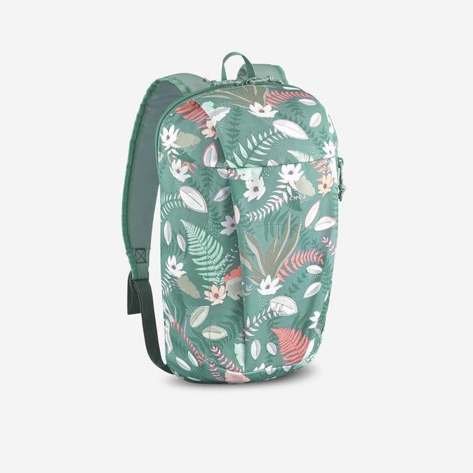 Decathlon Quechua Tas Ransel Hiking Arpenaz NH50 10L - Hijau Motif - 8731509