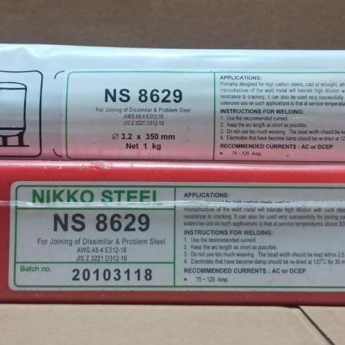 KAWAT LAS NIKKO STEEL NS 8629 3,2MM