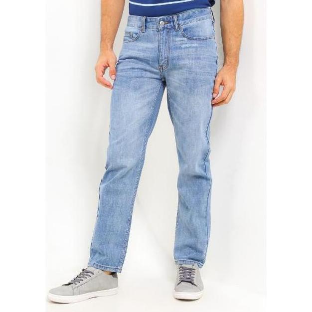 Hush Puppies Celana Denim Pria Thiago Medium Blue